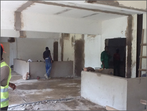 Travaux intérieurs show room et magasin