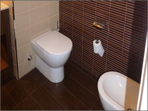 Fourniture et pose des sanitaires marque GROHE, pose de carrelage PORCELANOSA,...